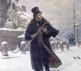 Б.В. Щербаков. "Пушкин в Петербурге". 1949 г.