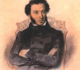П.Ф.Соколов — "Портрет Пушкина". 1836 г. 