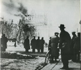 Пожар Рейхстага после поджога, 28 февраля 1933 года, Берлин