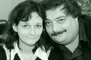Дмитрий Быков с женой Ириной