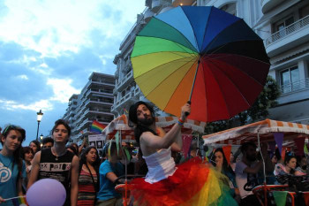 Гей-парад в Салониках, Греция, 2014 г.