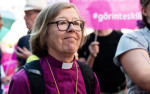 Епископ-лесбиянка Ева Брунне на гей-параде в Стокгольме 1 августа 2015 года
