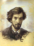 Исаак Левитан, Автопортрет (1880)