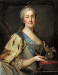 Портрет Екатерины II. 1770-е. И.С. Саблуков, Ниж. Новгород