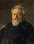 Портрет Николая Лескова (1831—1895) работы Валентина Серова, 1894 год.